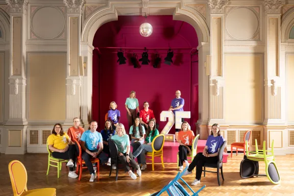 Gruppenfoto anlässlich des 25. Geburtstag des Berlin Convention Office